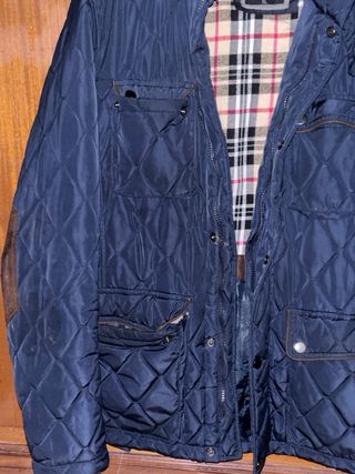 Chaqueta Husky Hombre Talla L Azul