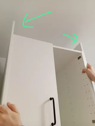 Panel lateral cobertura muebles Ikea blanco 62*240