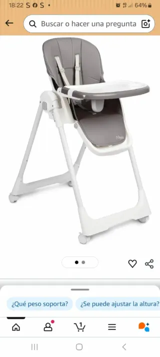 Silla de comer para bebé