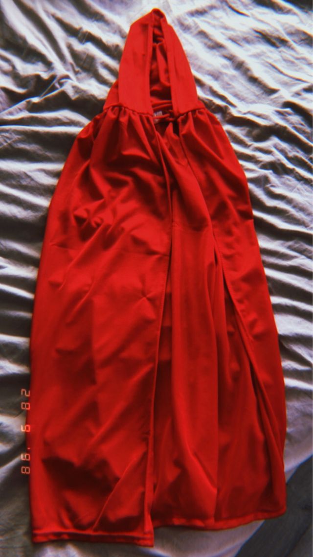 Capa Carnaval Roja Caperucita