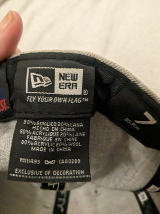 Gorra New Era Marlins Gris y Roja