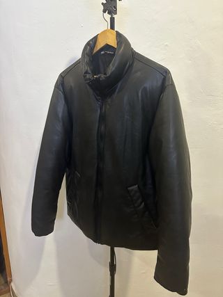 Chaqueta Zara Hombre Negra