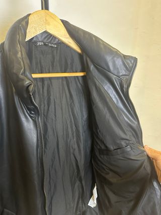 Chaqueta Zara Hombre Negra