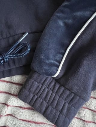 Sudadera Fila azul y rosa cropped