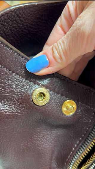 Borsa Prada in pelle marrone