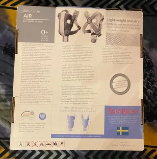 Marsupio BabyBjörn Baby Carrier AIR Grigio