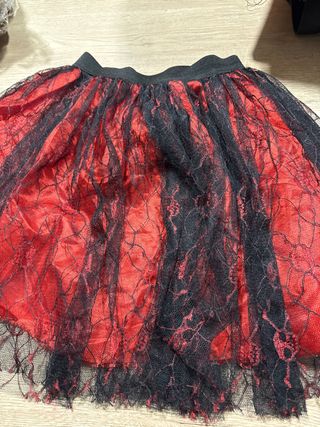 Falda Tutú Bruja Niña 3-5 Años