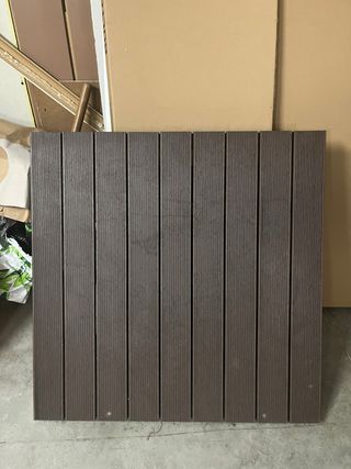 Baldosas composite marrón nuevas 900x900. 50€ unid