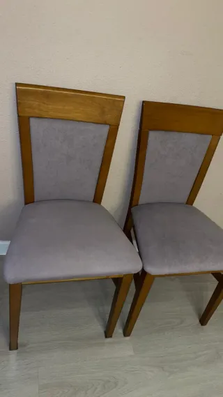 4 Sillas Madera Maciza