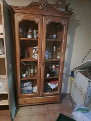 Mueble comedor madera rústica