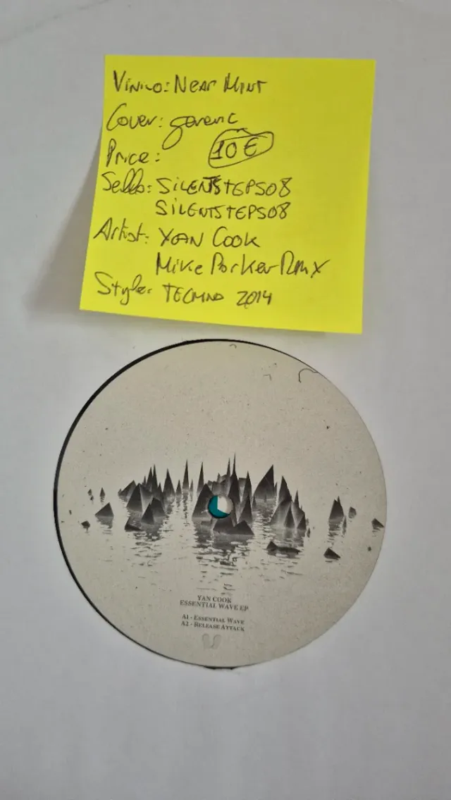 Yan Cook - Essential Wave EP Vinilo Techno
