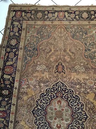 Tappeto Turco Ghiordes Consumato