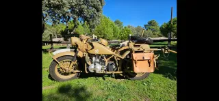 BMW R75 Moto Militar Beige