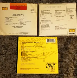 11CD Mozart DG Karajan,Bohm,Levine, Bernstein