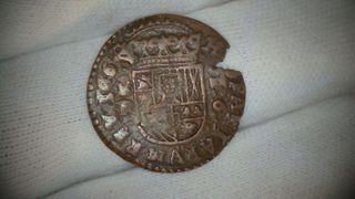 16 Maravedis Felipe IV 1661 Sevilla