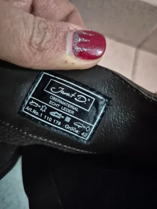 Botines mujer marrones hebilla Talla 42