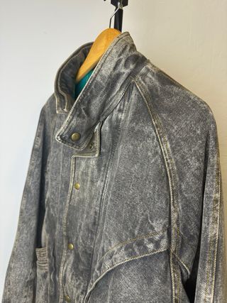 Chaqueta vintage hombre gris