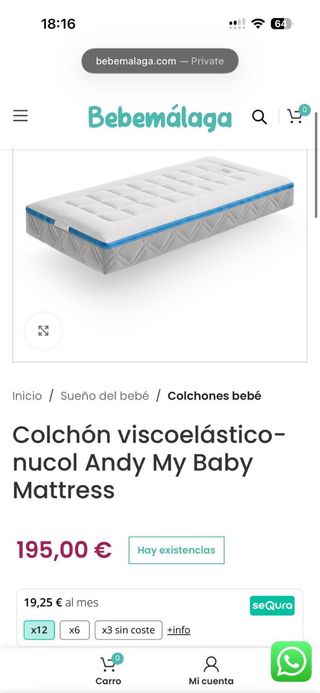 Cuna Doco con colchón