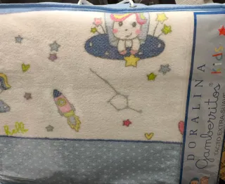 (NUEVO) Juego sábanas coralina Gamberritos kids 90