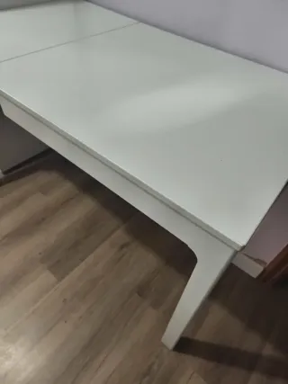 Mesa extensible Ikea blanca 70x80