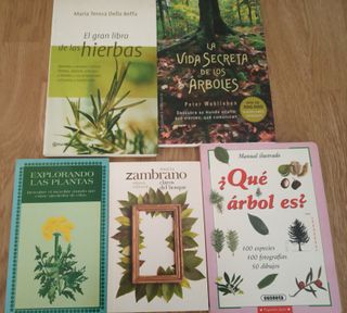 Libros ensayo sobre plantas y arboles