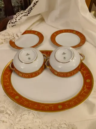 Vista Alegre Empire Red Vajilla