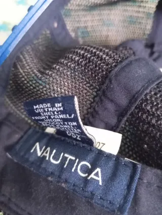 Gorra Náutica Blanca y Azul