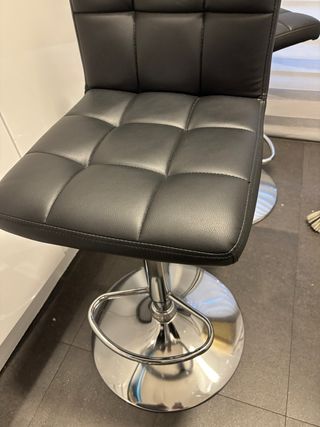 Taburetes de cocina negros