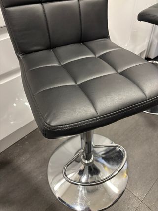 Taburetes de cocina negros