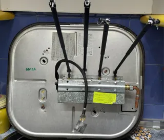 Placa encimera mixta