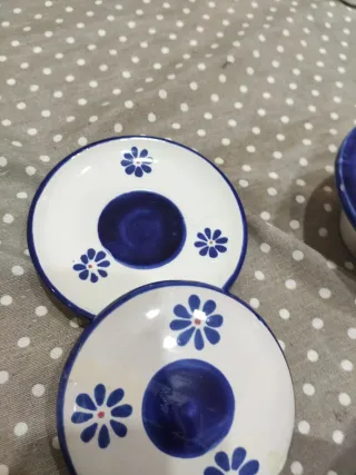 Tisaniera Vietrese Ceramica Blu e Bianca