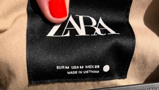 Parka corta Zara capucha ZW M