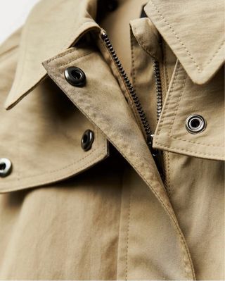 Parka corta Zara capucha ZW M