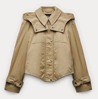Parka corta Zara capucha ZW M