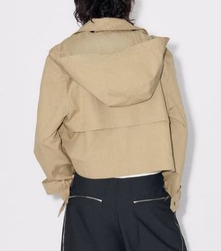 Parka corta Zara capucha ZW M