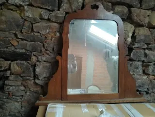 Espejo Vintage Madera y Cristal