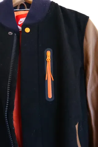 Caçadora Bomber Nike Negra i Marró Talla M