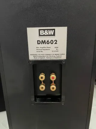 Altavoces Bowers & Wilkins DM602 S1 Negros