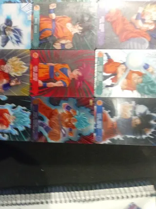Pack Cartas Dragon Ball Goku y Vegeta