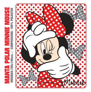 Manta Polar Minnie Mouse Disney 120x140cm
