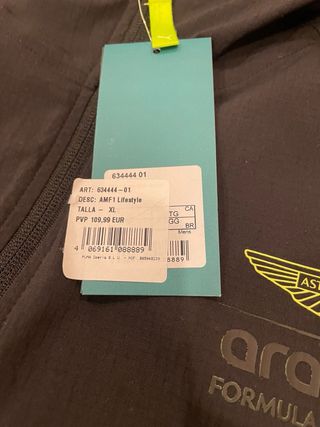 Chándal Puma Aston Martin Aramco Gris/Verde