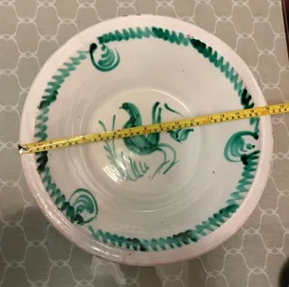 Lebrillo Fajalauza Cerámica Pintada a Mano