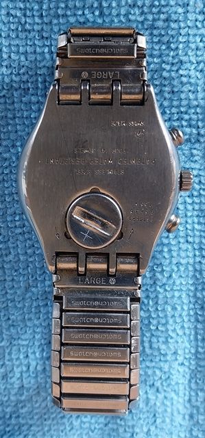 Swatch Irony Chrono ICS 400 Silver Anni 90 Tg. L