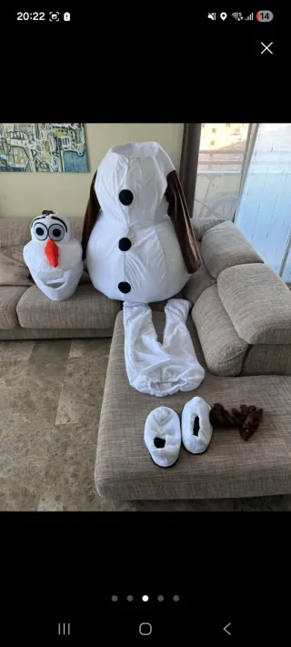 Disfraz Olaf Adulto Talla Única