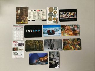 14 Calendarios de Bolsillo Bancos