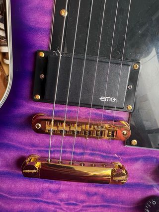 Guitarra Eléctrica Purple Flame