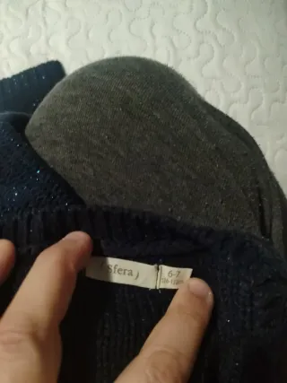 Jersey Sfera niña estrellas lentejuelas