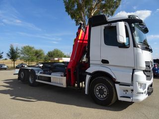 Mercedes ANTOS 25 36-CAMIONES GANCHO+GRUA