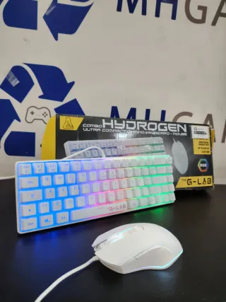 Combo Teclado y Ratón Gaming G-Lab Hydrogen