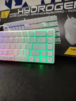 Combo Teclado y Ratón Gaming G-Lab Hydrogen